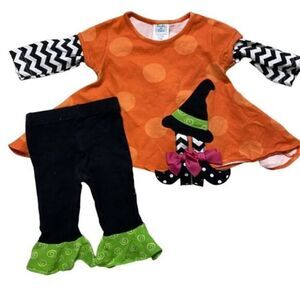 Peaches ‘n Cream Halloween Tunic Set Size 12 Months